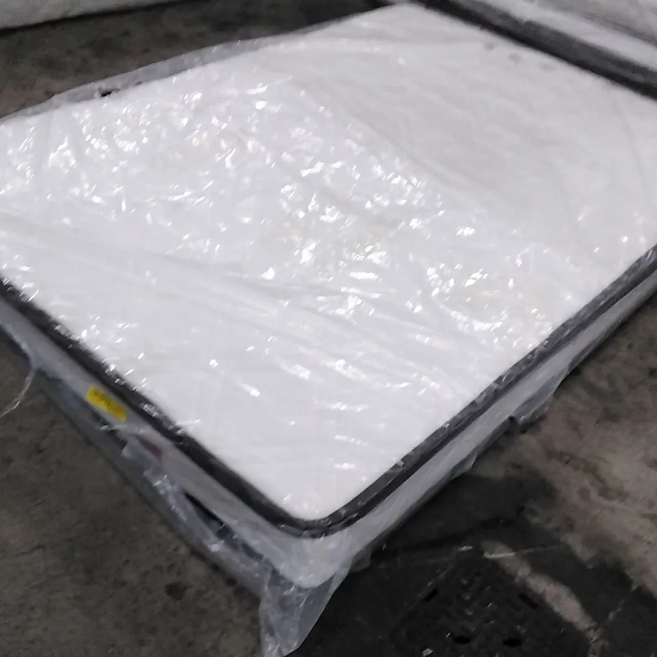 QUALITY BAGGED PILLOW TOP OPEN COIL DOUBLE 4'6" MATTRESS
