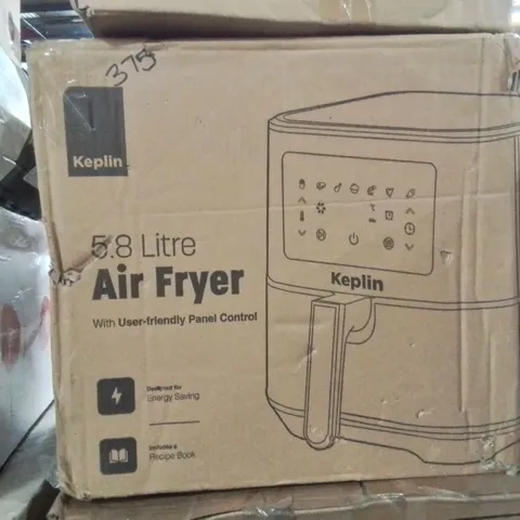BOXED KEPLIN 5.8 LITRE AIR FRYER 