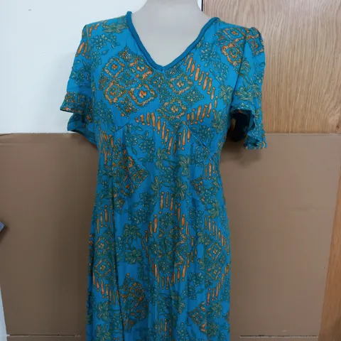 MONSOON DRESS IN TURQUOISE SIZE MEDIUM 