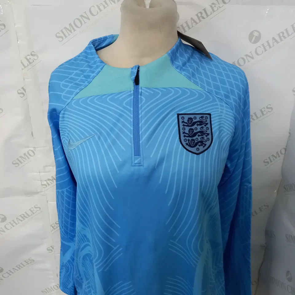 ENGLAND FC 1/4 ZIP TRAINING TOP SIZE 18