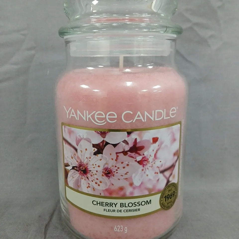 YANKEE CANDLE CHERRY BLOSSOM SCENTED CANDLE