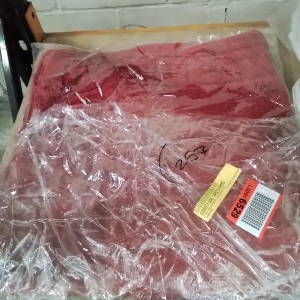 BAGGED 2 PIECE SET RECTANGULAR U-SHAPED BATH MAT