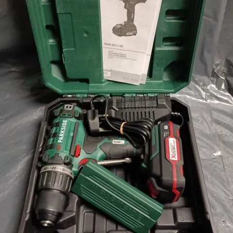 PARKSIDE PABS 20-LI G8 CORDLESS DRILL DRIVER 