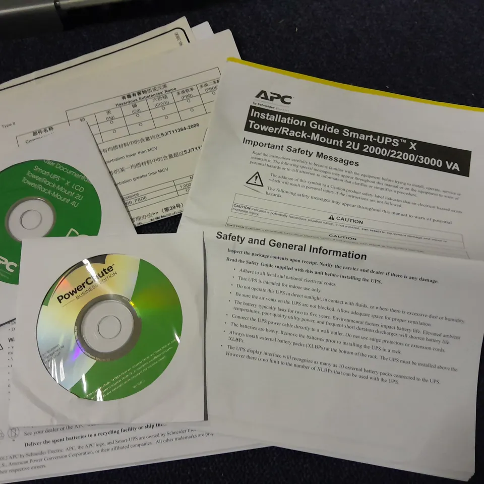 APC SMART UPS X TOWER/RACK-MOUNT 2U 2000/2200/3000 VA