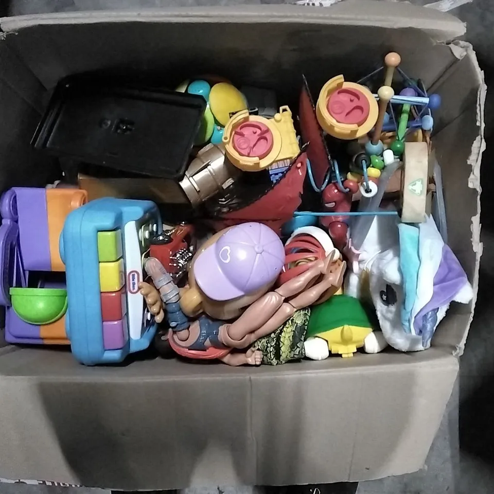 BOX CONTAINING CHILDREN'S TOY'S