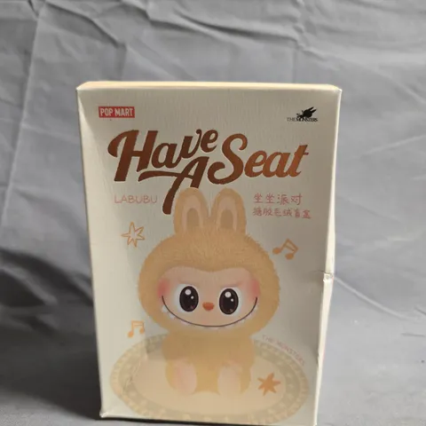 POP MART HAVE A SEAT LABUBU – THE MONSTERS FIGURE (BOXED)