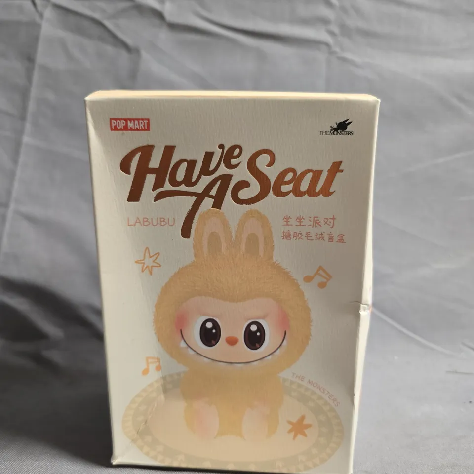 POP MART HAVE A SEAT LABUBU – THE MONSTERS FIGURE (BOXED)