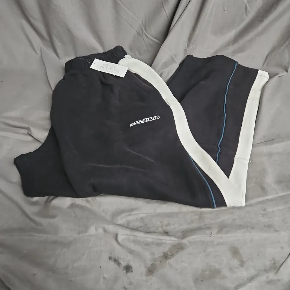 IETS FRANS HARRI PANEL JOGGERS IN BLACK SIZE M