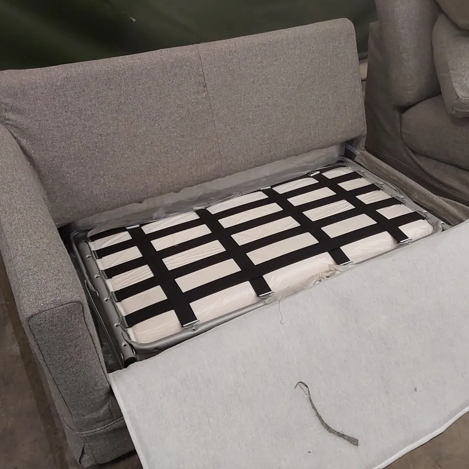 QUALITY DESIGNER CORNER SOFA BED SECTIONS - 2 SECTIONS ONLY, MISSING CORNER PIECE