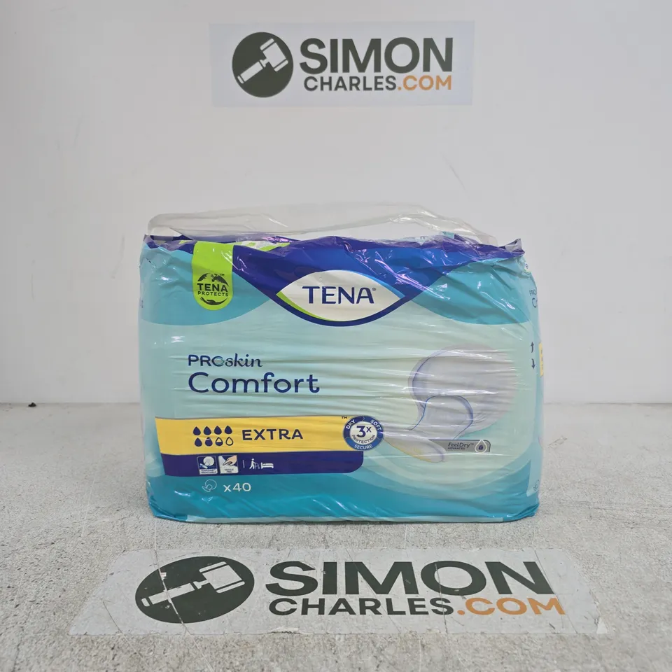 TENA PROSKIN COMFORT EXTRA INCONTINENCE PADS – PACK OF 40