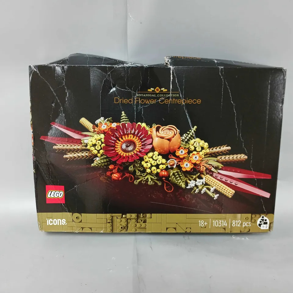 BOXED LEGO DRIED FLOWER CENTERPIECE (10314) RRP £44.99