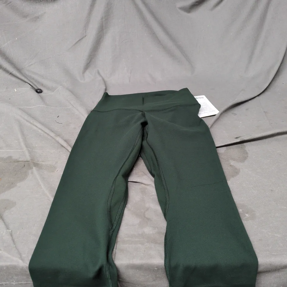 LULULEMON AILGN PANT 25" HIGH RISE GREEN SIZE 4 WITH TAGS