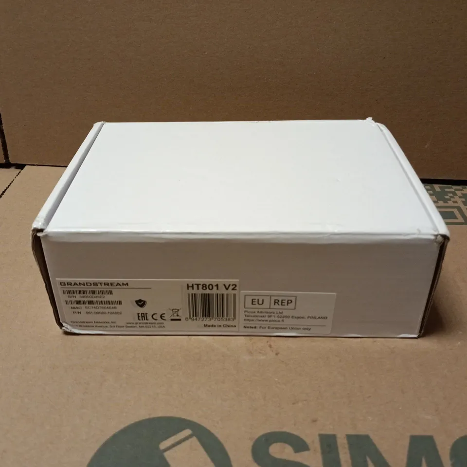 BOXED GRANDSTREAM HT801 V2 ANALOG TELEPHONE ADAPTOR