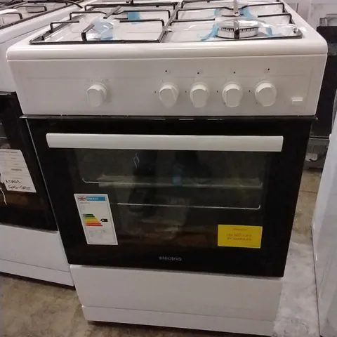 ELECTRIQ 60CM GAS COOKER - WHITE EQGC2W60