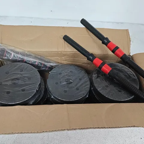 20KG VINYL DUMBBELL SET 