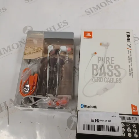JBL PURE BASS ZERO CABLES TUNE110BT 