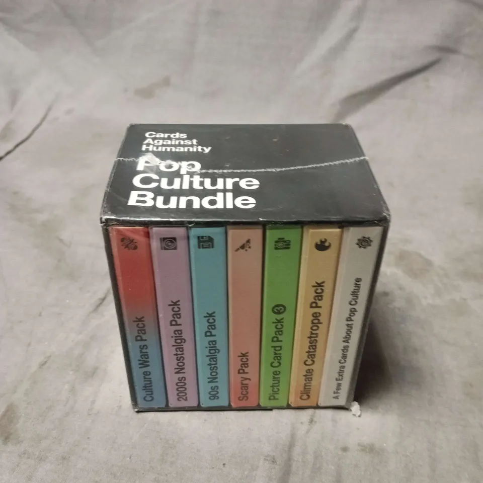 SEALED CARDS AGAINST HUMANITY POP CULTURE BUNDLE 