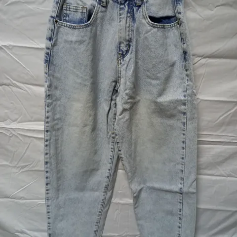 BOX OF APPROX 12 BRAND NEW COTTON:ON SLOUCH MOM JEANS - AVALON BLUE SIZE AUS 6