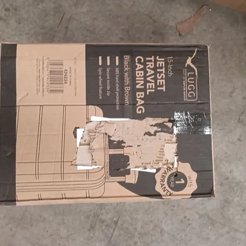 BOXED LUGG TRAVEL SUITCASE