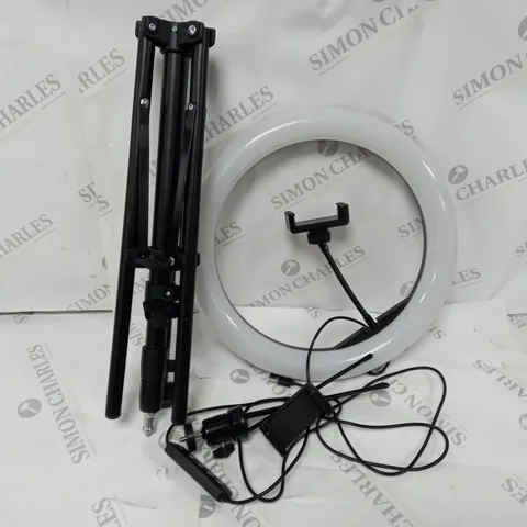 RING LIGHT WITH TRIPOD AND PHONE HOLDER
