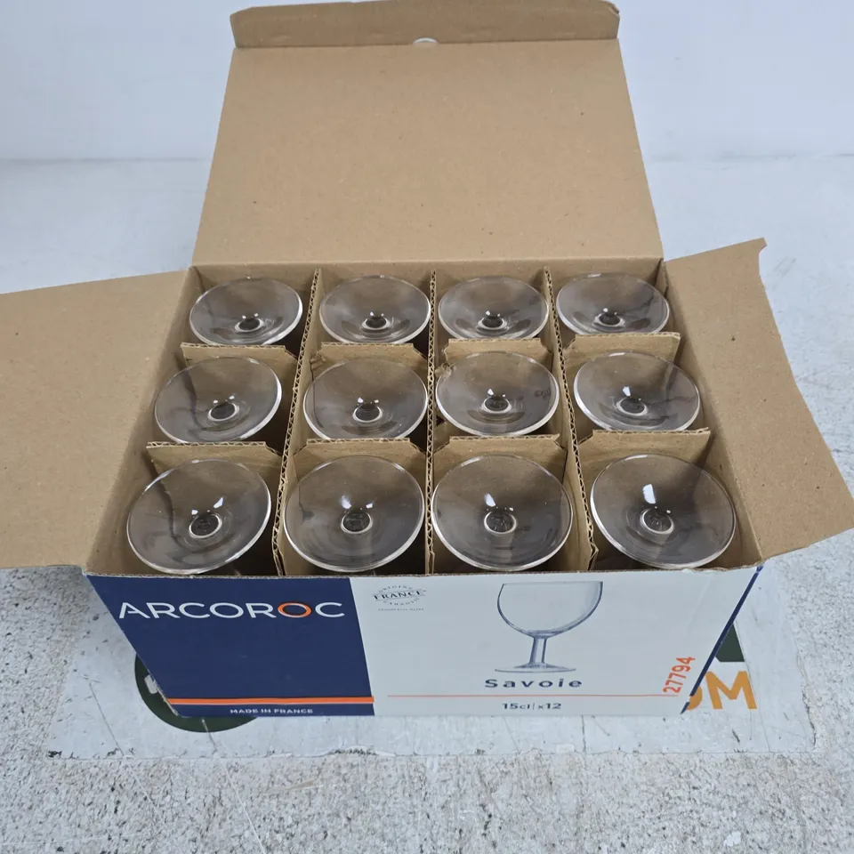 ARCOROC SAVOIE 15CL WINE GLASSES, BOX OF 12