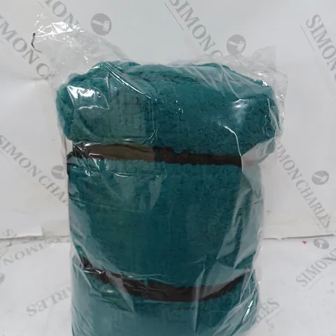 COZEE HOME COSY SHERPA THROW TEAL