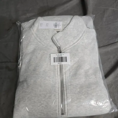ABERCROMBIE & FITCH GREY ZIP HOODIE – XXL (US)