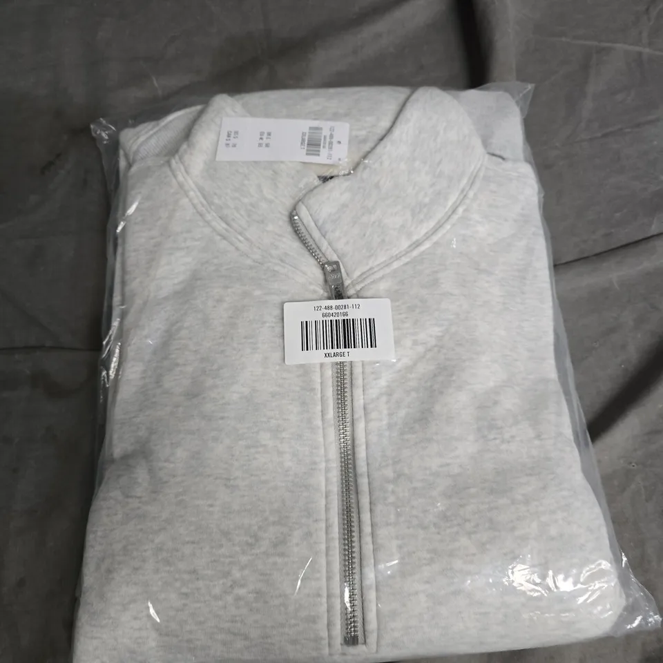 ABERCROMBIE & FITCH GREY ZIP HOODIE – XXL (US)