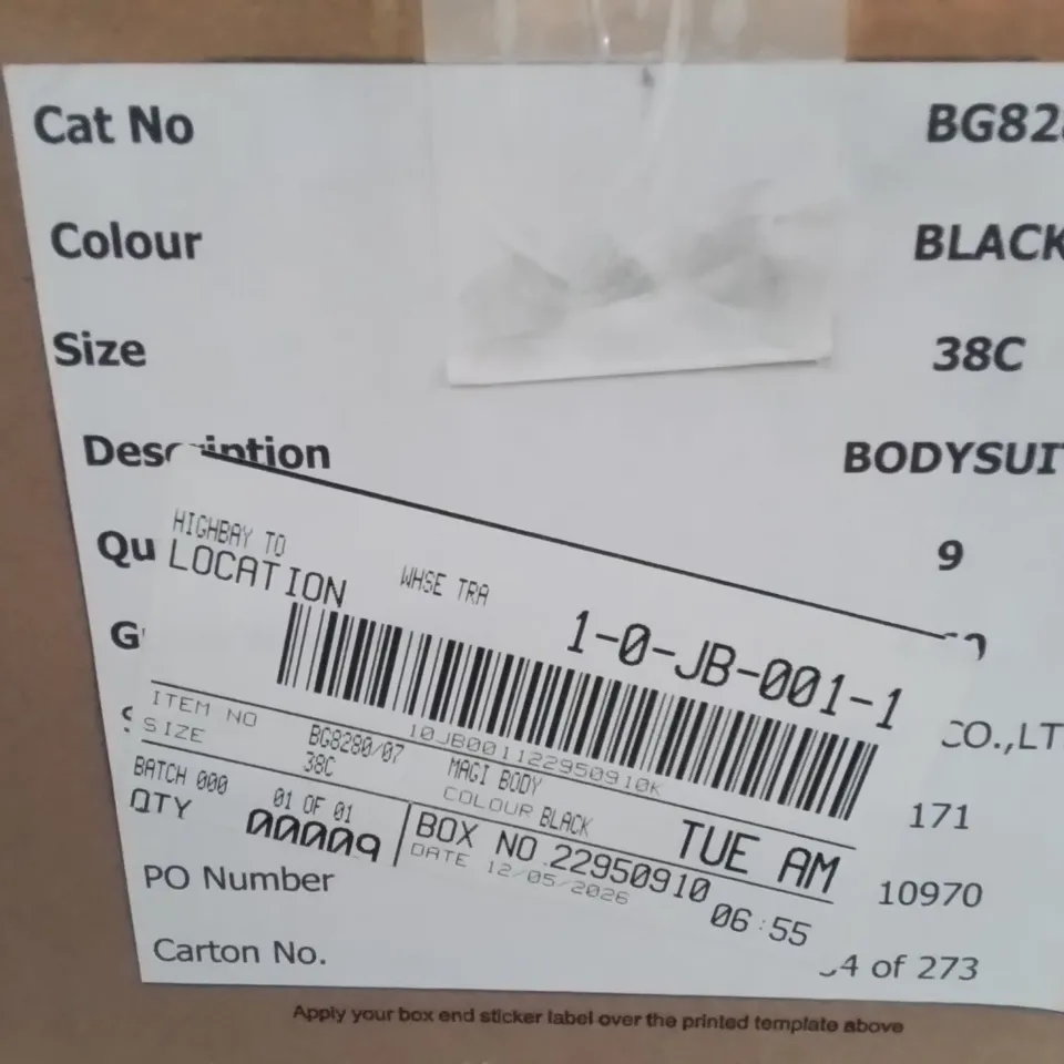 BOXED BRAND NEW APPROXIMATELY 9 MAGISCULPT BLACK BODY SUITS SIZE 38C