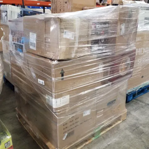 PALLET OF APPROXIMATELY 19 UNPROCESSED RAW RETURN HOUSEHOLD AND ELECTRICAL GOODS TO INCLUDE;