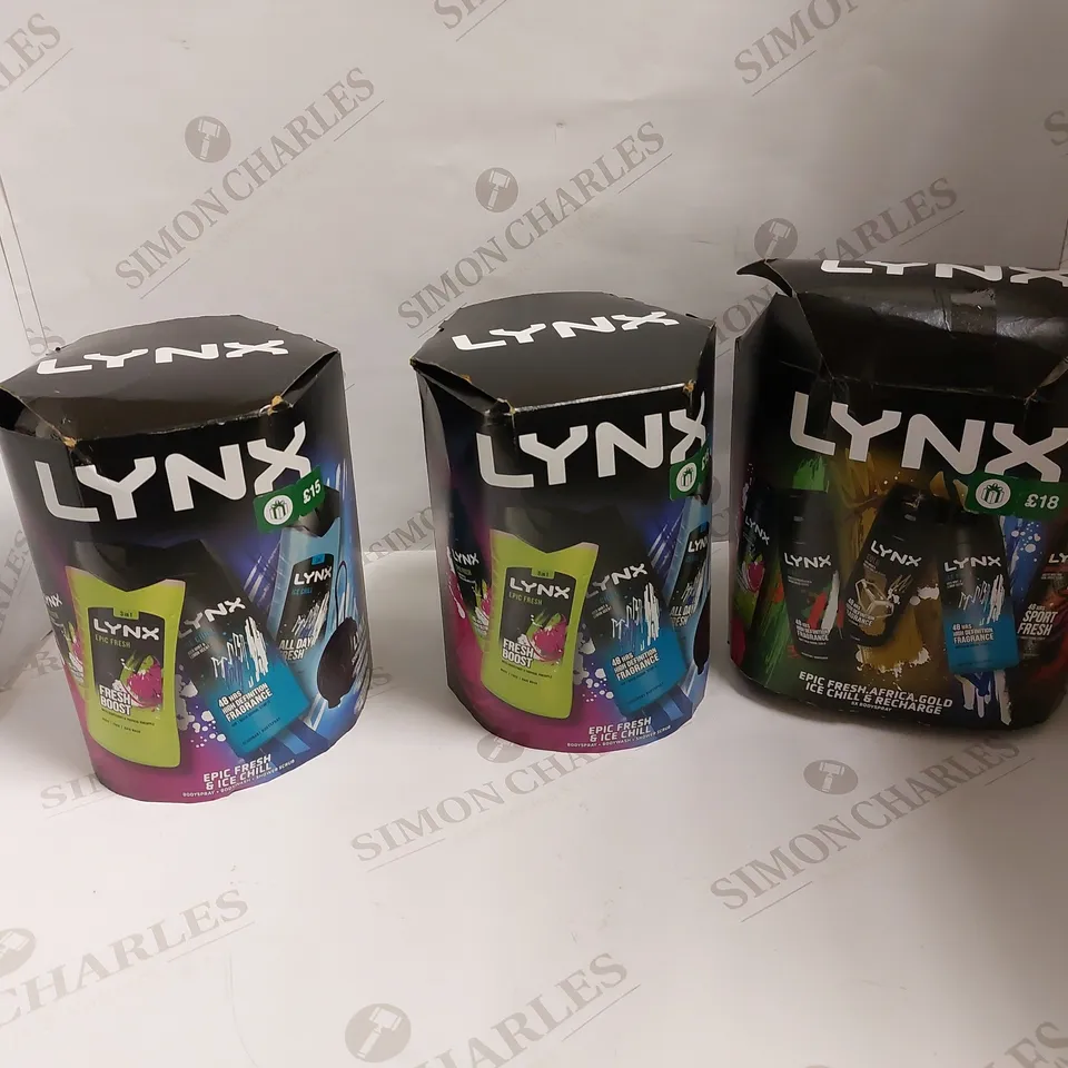 LYNX LOT OF 12 GIFSETS 