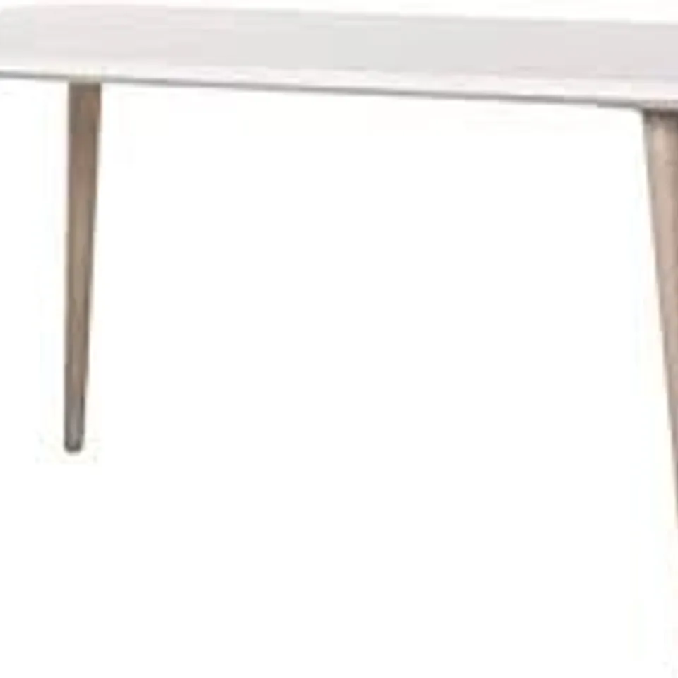 BRAND NEW BOXED GOTEBORG 50 WHITE/ SONOMA OAK DINING TABLE (ONLY 1 OF 2 BOXES)