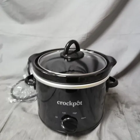 BOXED CROCKPOT 1.8L BLACK MANUAL SLOW COOKER