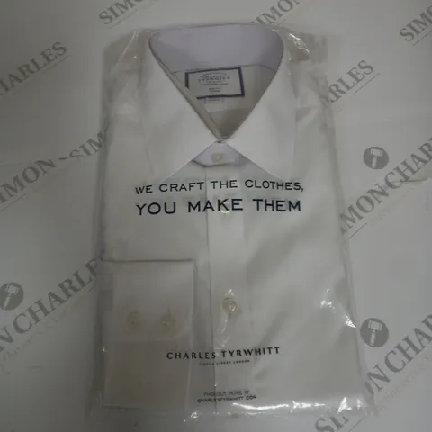 BAGGED CHARLES TYRWHITT SLIM FIT SHIRT SIZE 16/33"
