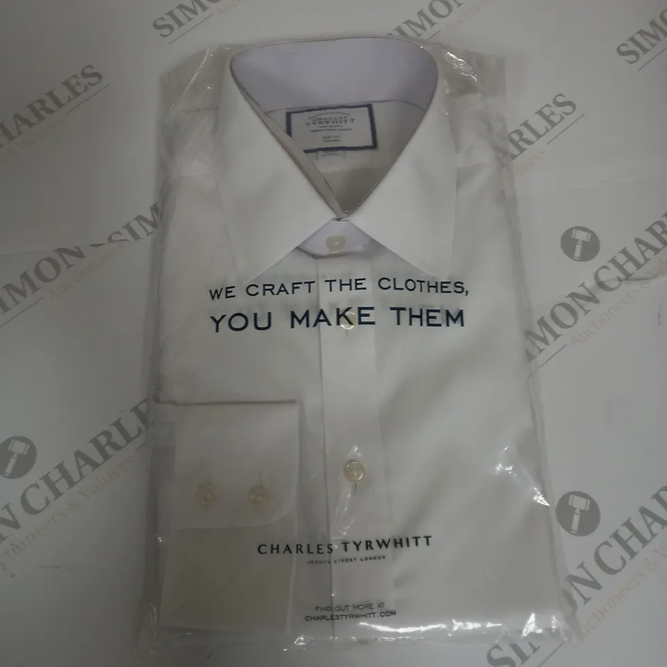 BAGGED CHARLES TYRWHITT SLIM FIT SHIRT SIZE 16/33"