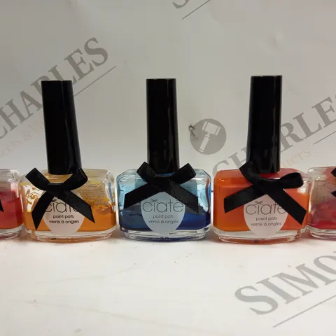 ASSORTED SET OF CIATE NAIL POLISH INCL. SPEED DIAL, MANGO MARTINI, SKINNY JEANS