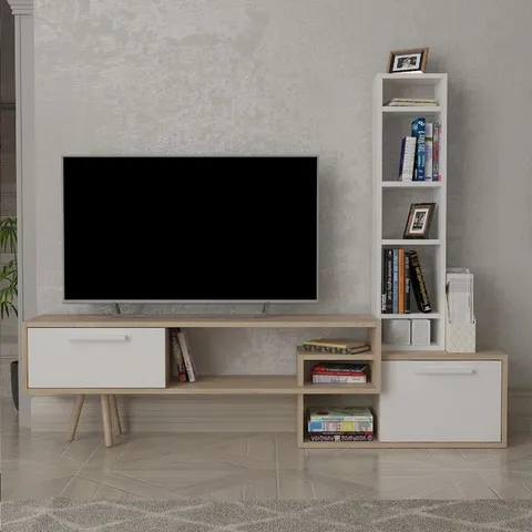 BOXED BURR ENTERTAINMENT CENTRE FOR TVS UP TO 55" (1 BOX)