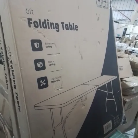 BOXED 6FT FOLDING TABLE