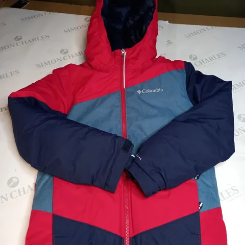 COLUMBIA ZIPPED PADDED COAT SIZE S