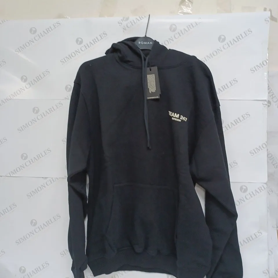REPRESENT TEAM 247 HOODIE - BLACK MEDIUM  