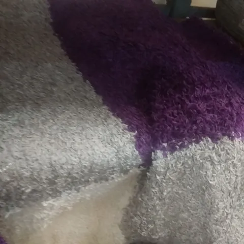 RUMBELL SHAGGY PURPLE/GREY RUG