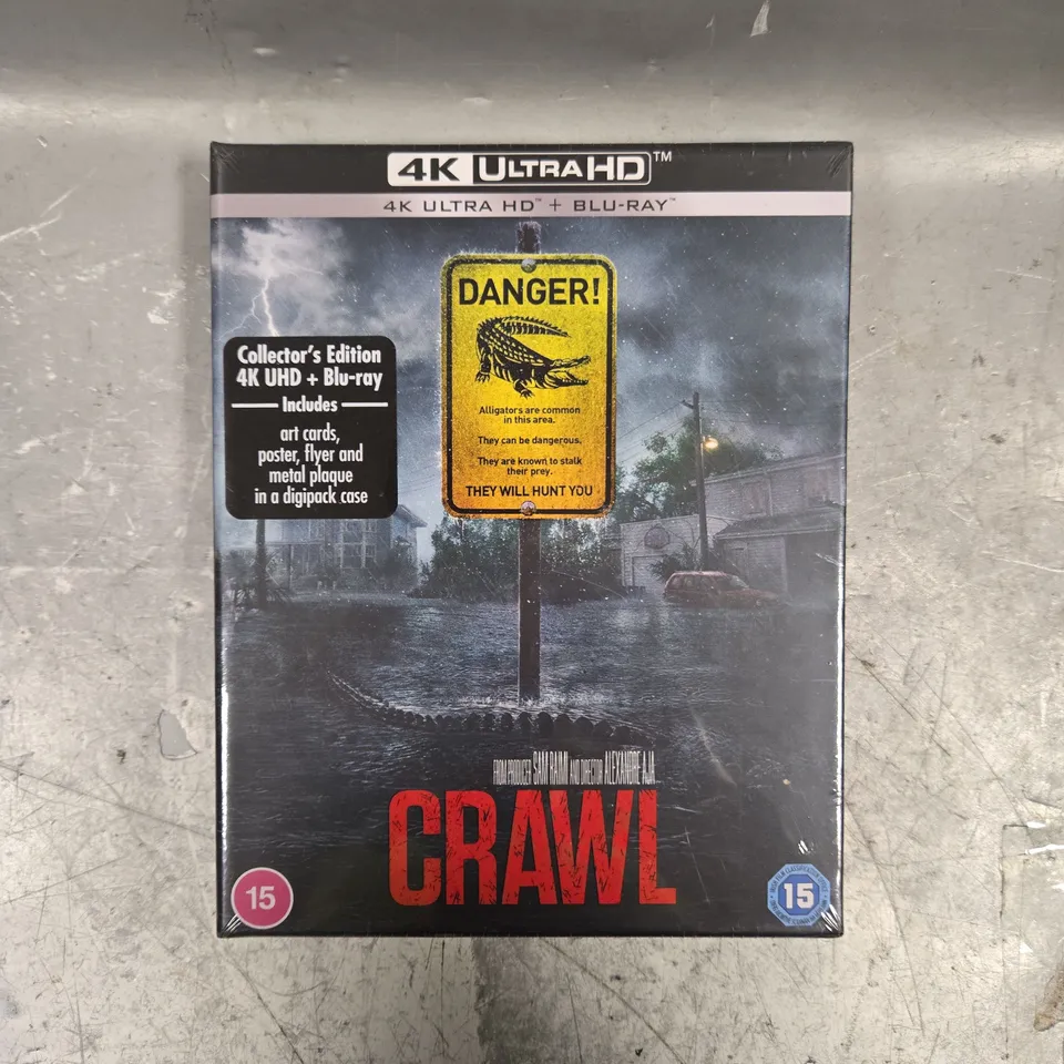 SEALED CRAWL 4K ULTRA HD BLU RAY 