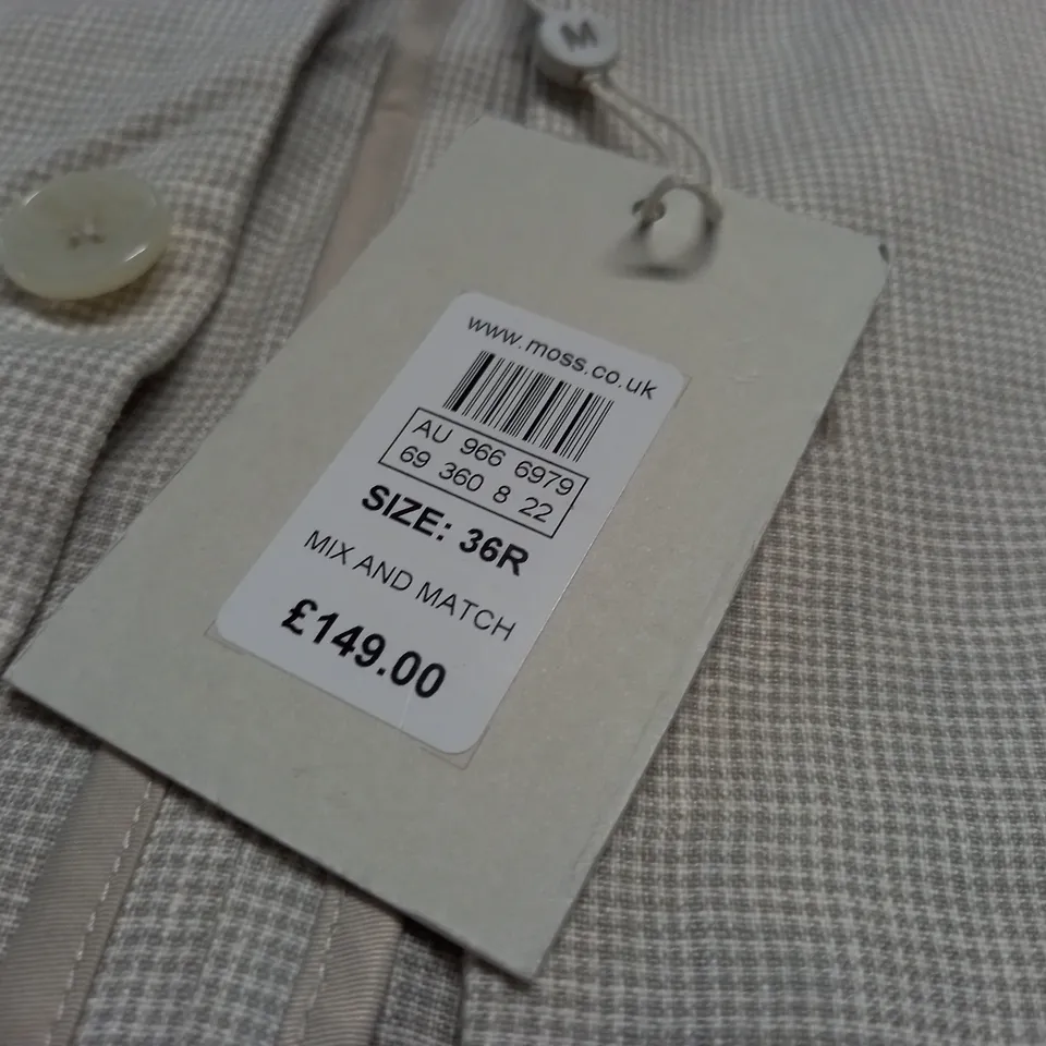 MOSS SLIM FIT SUIT JACKET - 36 R