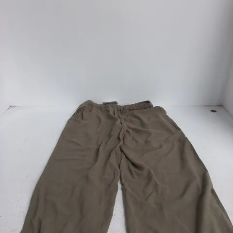 NOBODY'S CHILD TADLOW TROUSERS – KHAKI, UK 12 (EU40, US8) NEW WITH TAGS