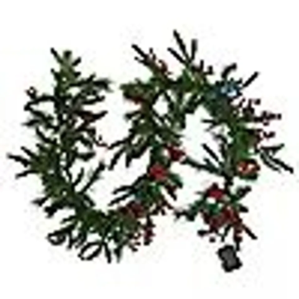 SARA BY SARA DAVIES 180CM PRE LIT WINTERLUXE FIR GARLAND