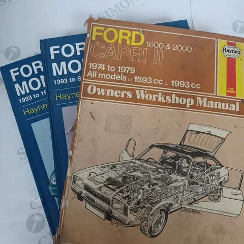 LOT OF 6 FORD SERVICE AND REPAIR MANUALS