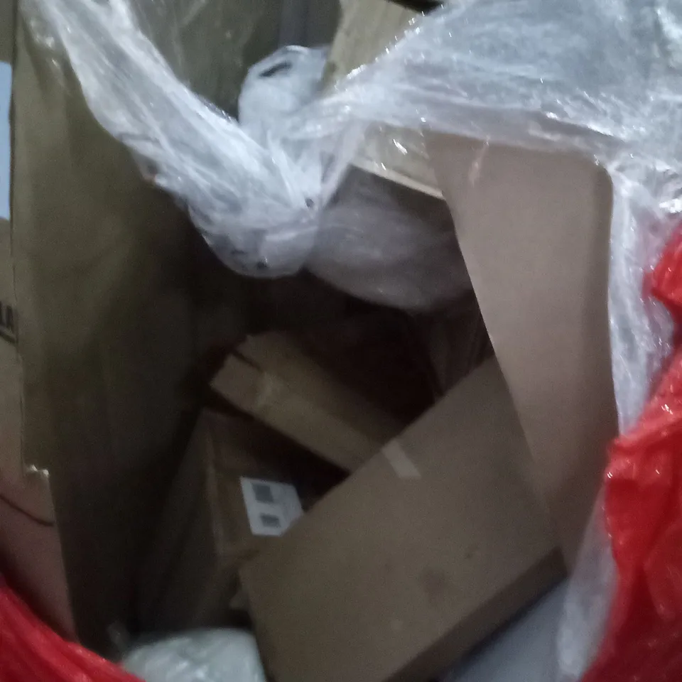 PALLET OF ASSORTED ITEMS INCLUDING OIL FILLED RADIATOR, SHOWER MIXER, NOTEBOOK FOLDING GRILL, YUDA BED FRAME