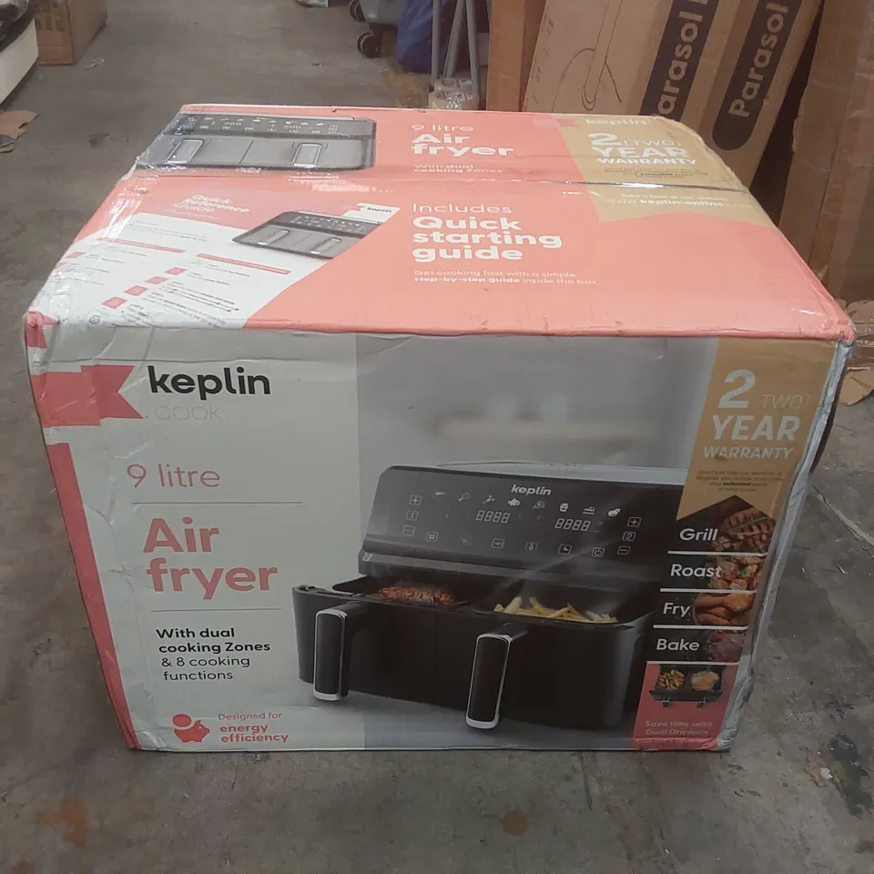 BOXED KEPLIN 9 LITRE AIR FRYER 