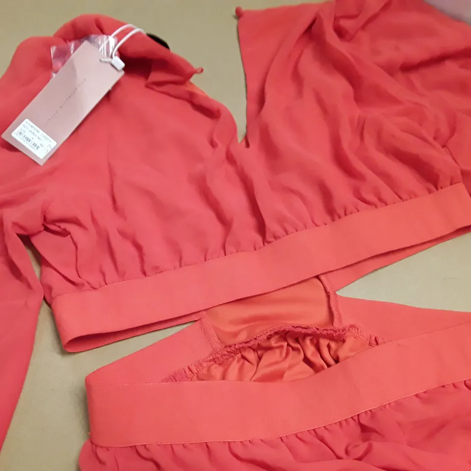 LITTLE MISTRESS RED CHIFFON DRESS - 14
