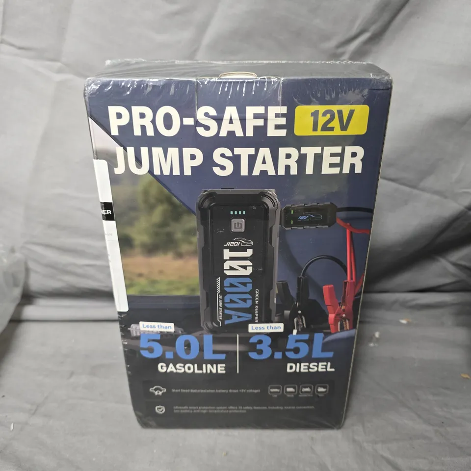 PRO-SAFE 12V JUMP STARTER – CAR BATTERY BOOSTER (BOXED)